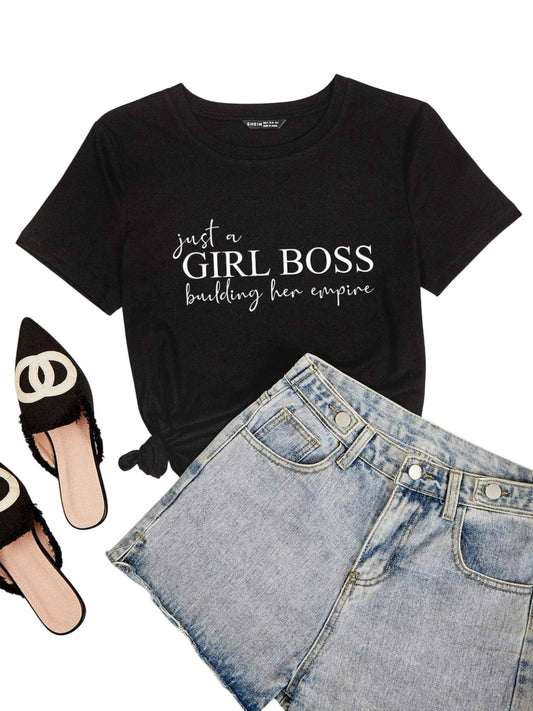 Flarix Corp - Women's Girl Boss Graphic T-Shirt