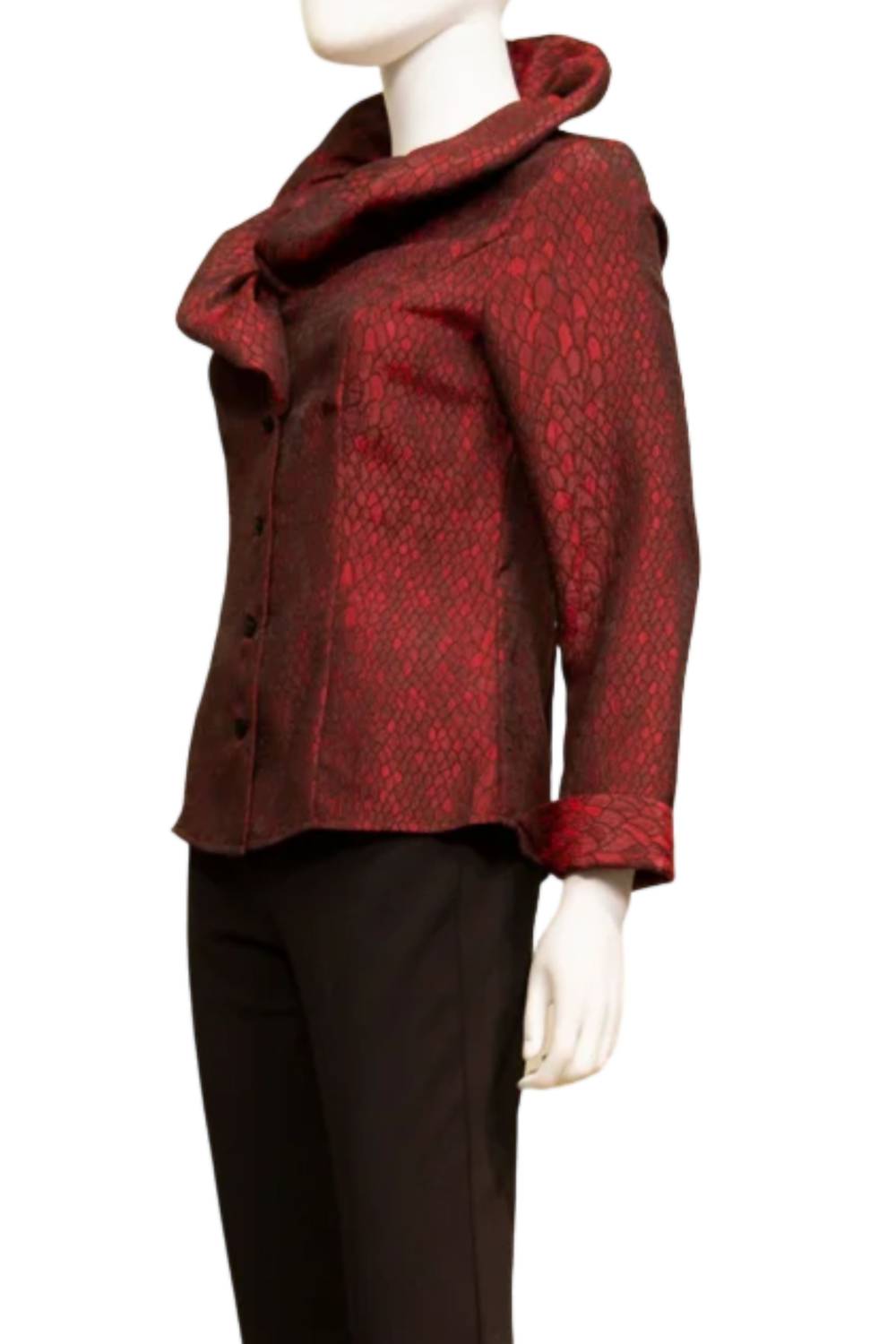 Samuel Dong - Woven Jacquard Blouse