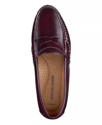 JOHNSTON & MURPHY Men's Hayes Penny Slip-on Loafers in burgundy - men's loafer - view 4