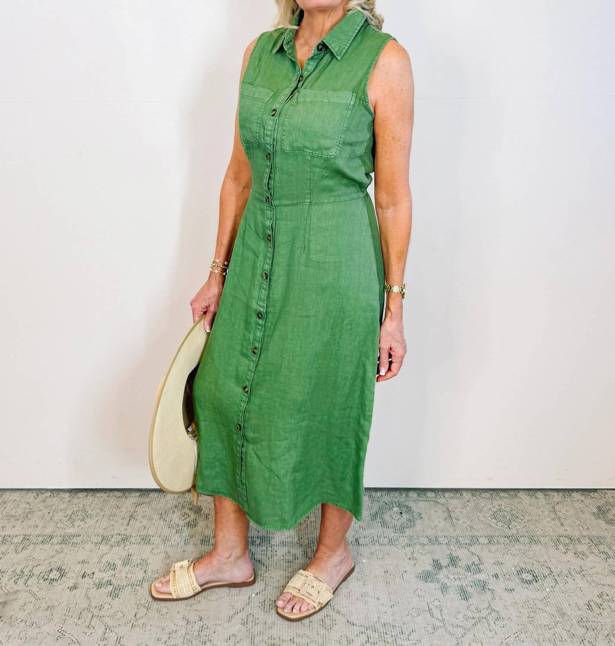 Kut From The Kloth - Bowie Button Down Midi Dress