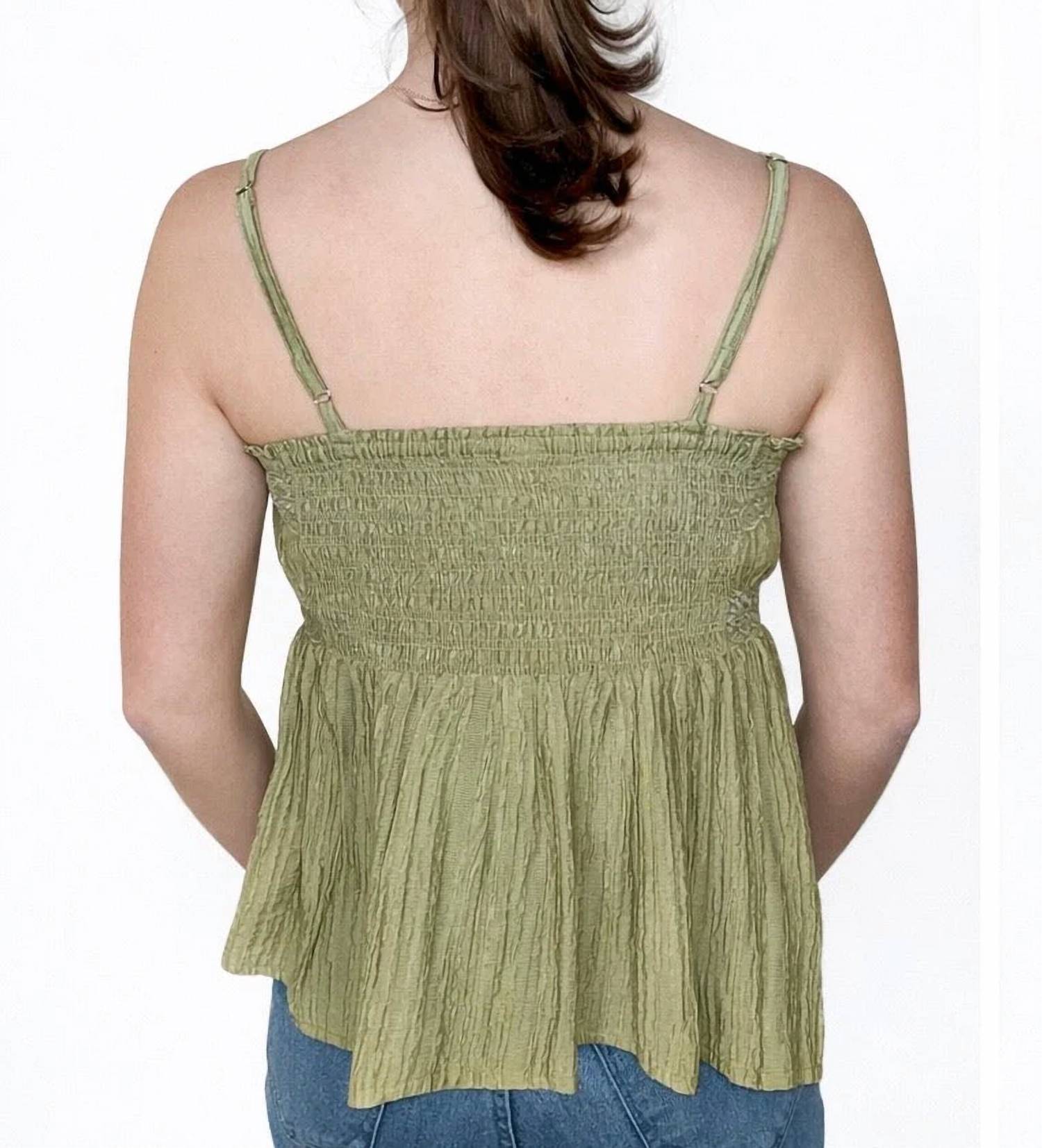 Bila77 - Cast My Cares Spaghetti Strap Top