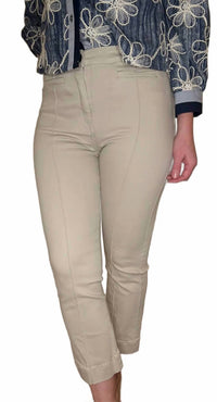 Multiples - Pintuck Flare Leg Crop Jean