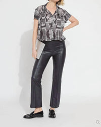 Lysse - KATYA FOLDED NECK SHORT SLEEVE TOP