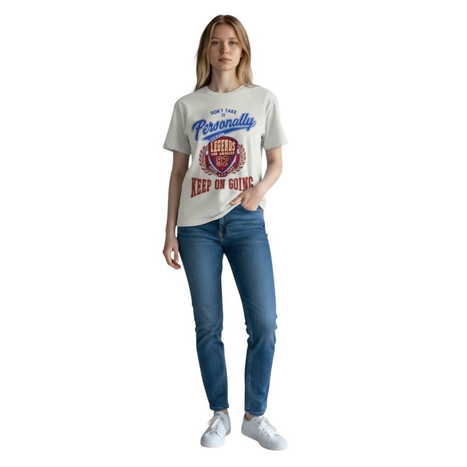 Ambar - Don't Take It Personally Printed Short Sleeve Tshirt