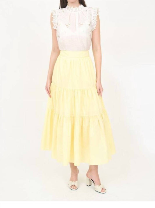 Christy Lynn - Leah Peasant Midi Skirt