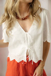 Z Supply - Oceanside Embroidered Top
