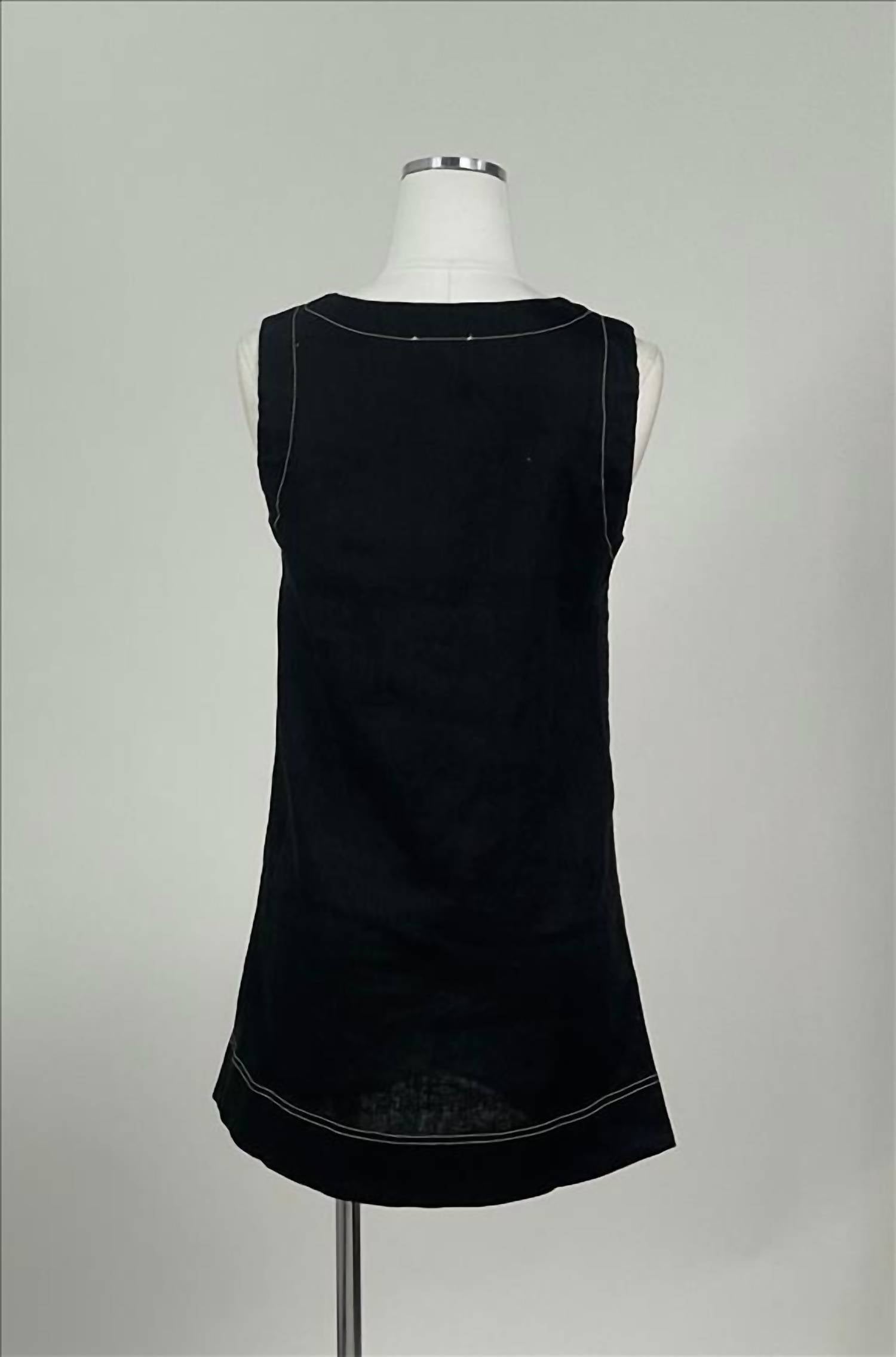 By Together Milano Mini Dress in black - women's dress - view 5