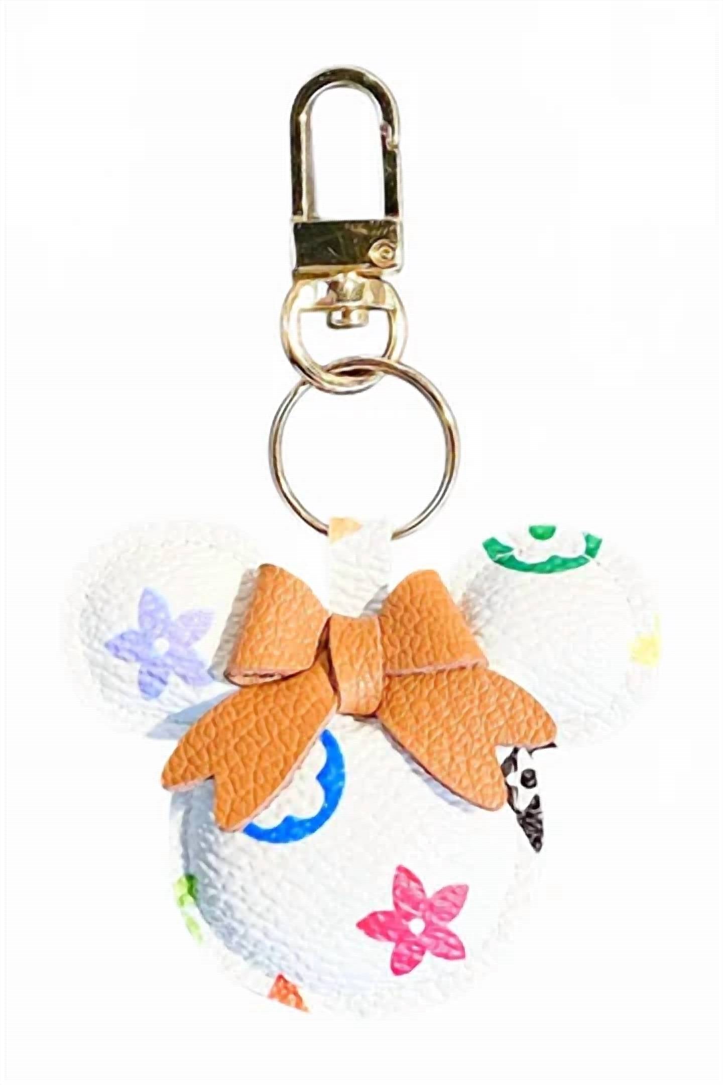 Ellison+Young - Women's Designer Inspired Magical Mouse Faux Leather Keychain Charm