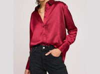 Gentle Fawn Women's Simone Blouse in red - women's blouse - alternate view