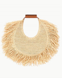 Staud - Women's Moon Raffia Tote Bag