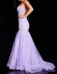 Jovani - Mermaid Cut Out Dress