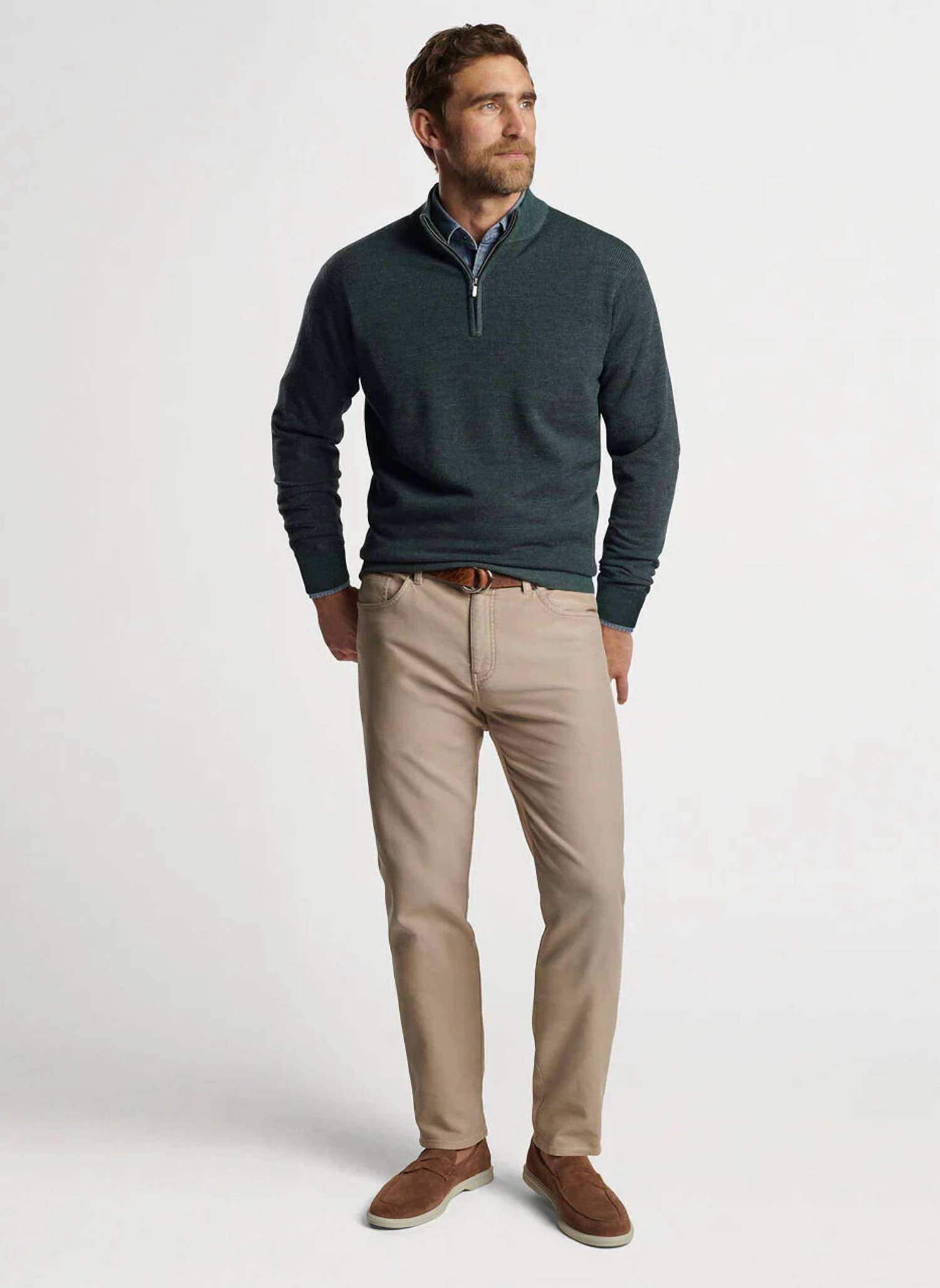 Peter Millar - Breaker Birdseye Quarter-zip Sweatshirt