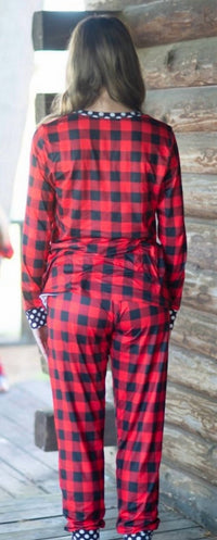 Shirley Stone - Plaid & Dots Loungewear Set
