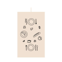 IMANI COLLECTIVE Dinner Party Table Setting Canvas Placemat in beige - item