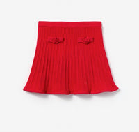 Self-Portrait - Girl's Ribbed Knit Skirt