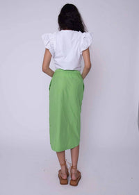 Love The Label - Lili Poplin Ruffle Tee