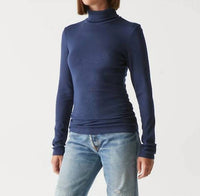 Michael Stars - Beck Ruched Turtleneck Sweater