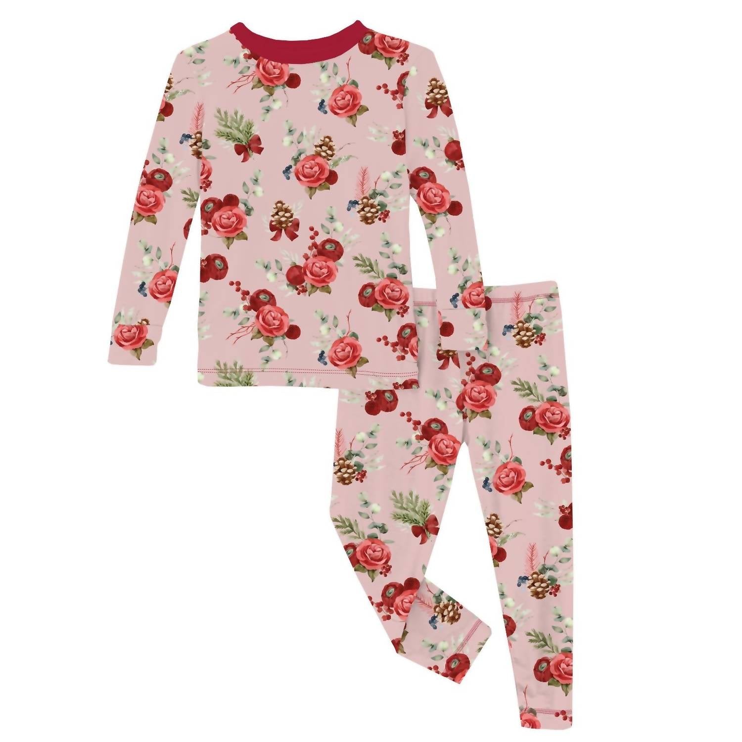 Kickee - Girl's Long Sleeve Pajama Set