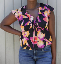 Rails - Carmine Ruffled Top