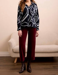 Tribal - Super Soft Johnny Collar Top
