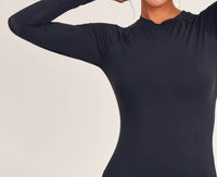 Mono B - Cool Touch Raglan Mesh Sleeve Top