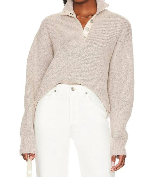 525 America - Boxy Snap Front Henley Top