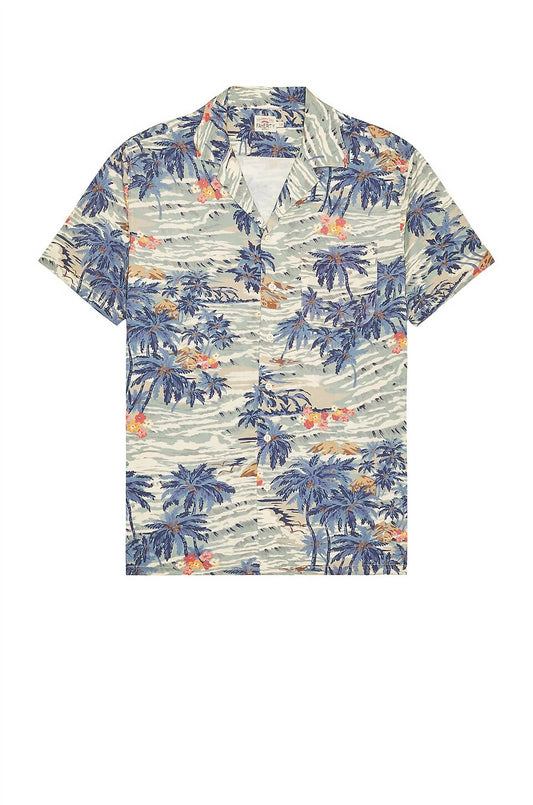 Faherty - Short Sleeve Rayon Kona Camp Shirt
