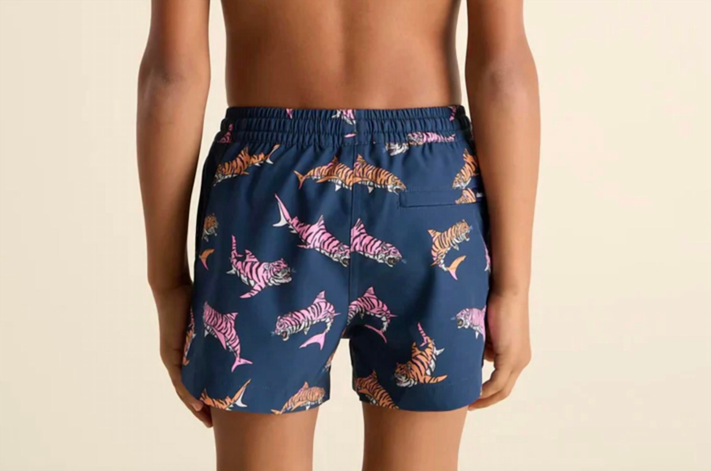 Chubbies - Boy's The King Of The Seas Swim Trunks - Shorter