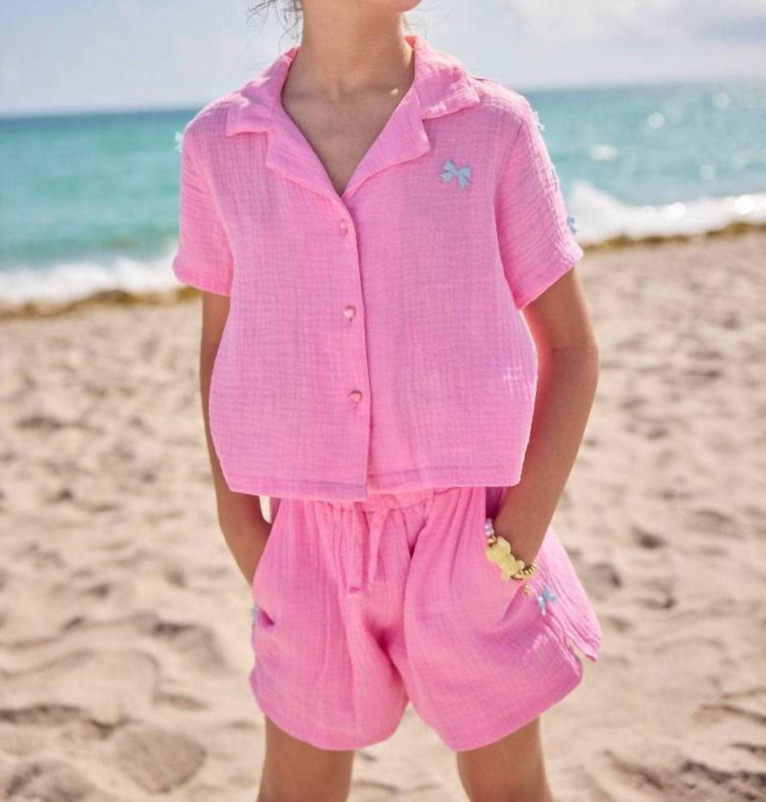 Lola + The Boys - Bows Summer Short Set