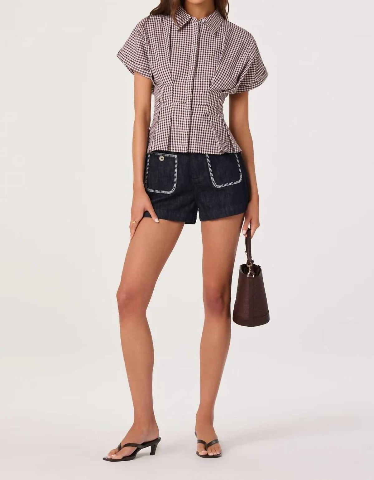 Astr - Beck Bleated Front Top