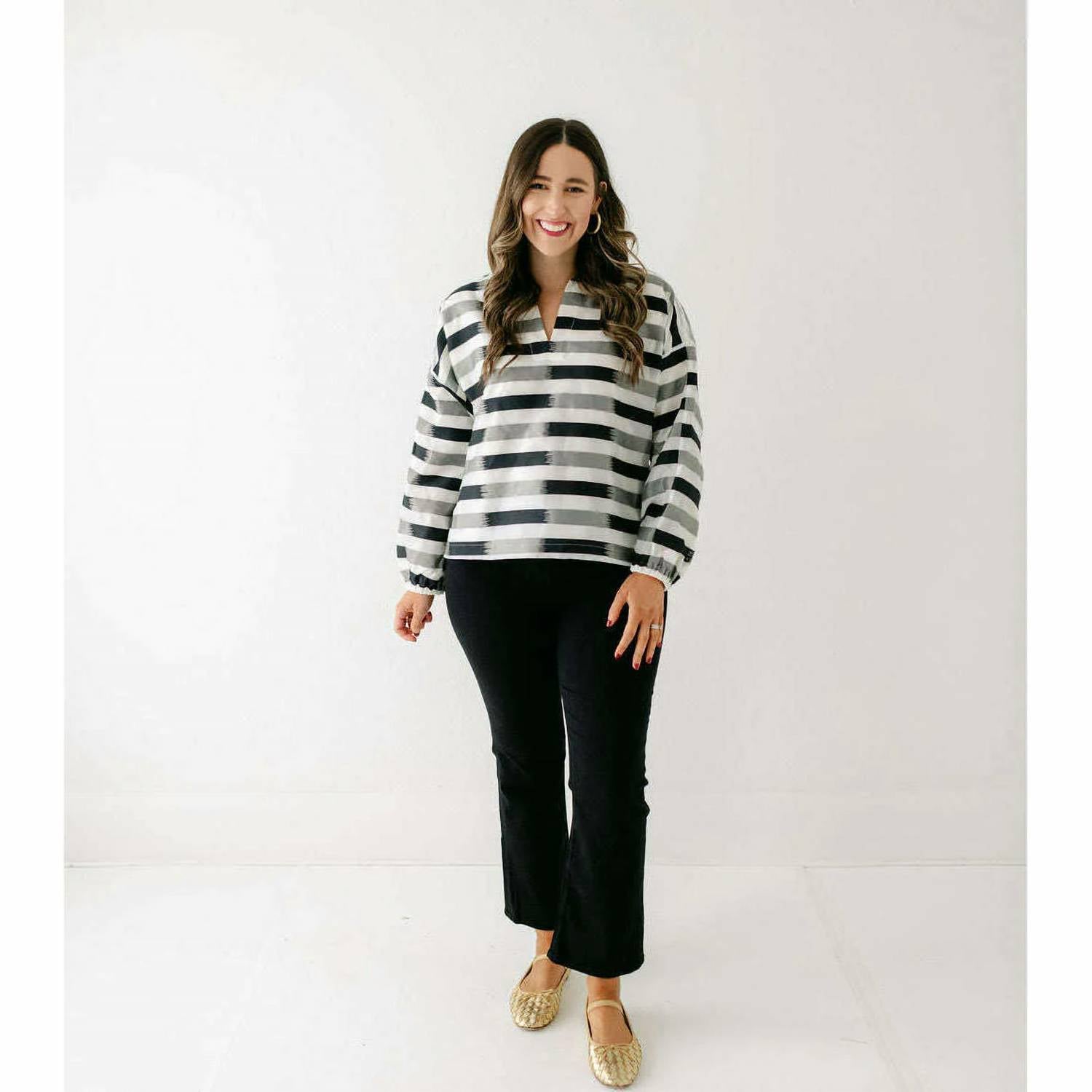 Emily Mccarthy - Long Sleeve Poppy Blouse