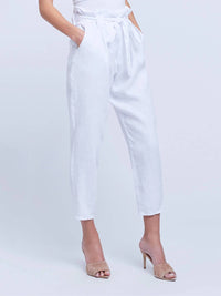 HEATHER PAPERBAG PANT