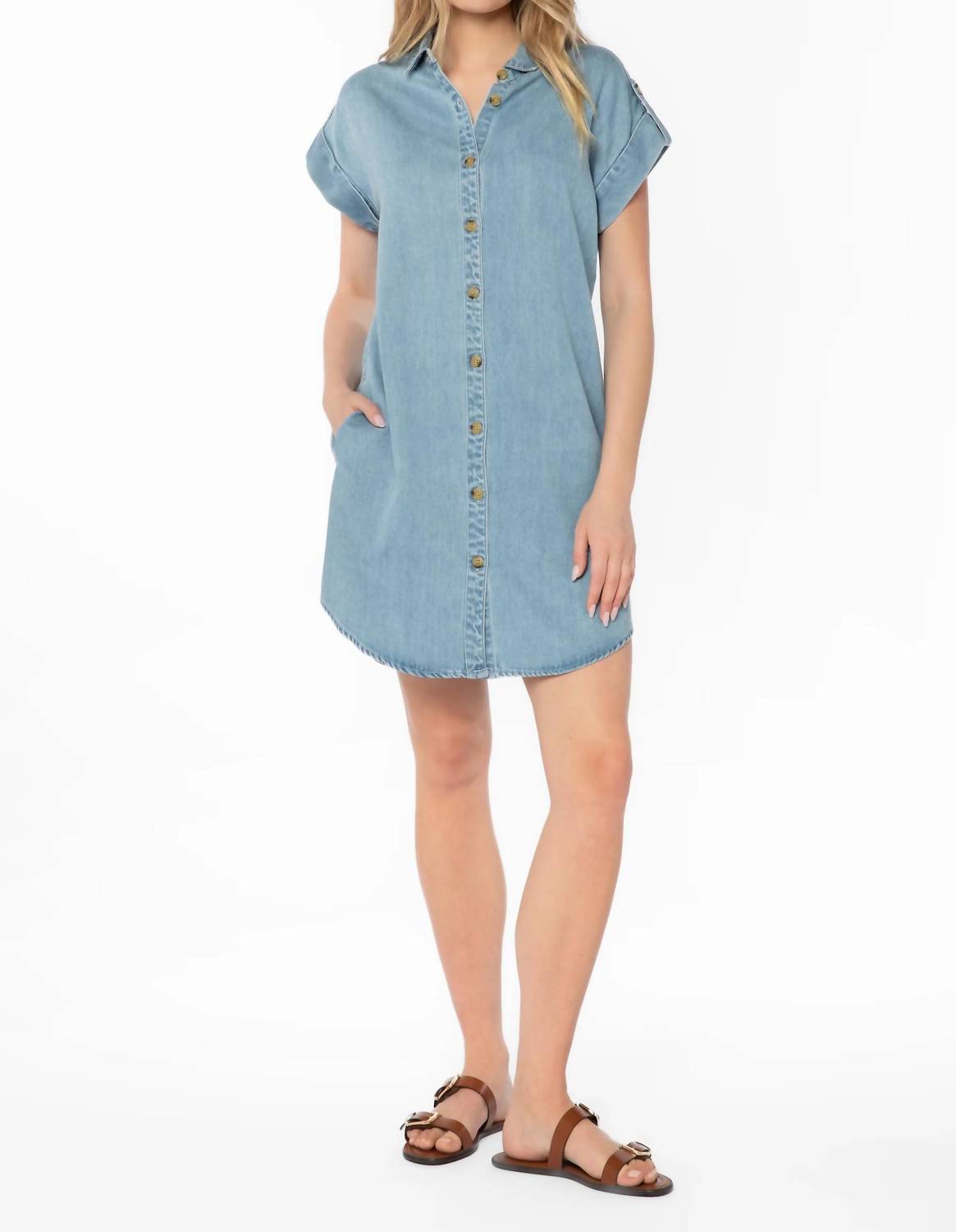 Velvet Heart - Oria Denim Mini Dress