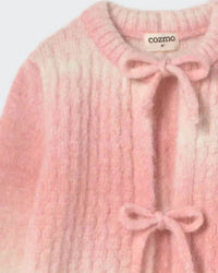 Cozmo - Girls' Soft Dyed Tricot Bow Cardigan