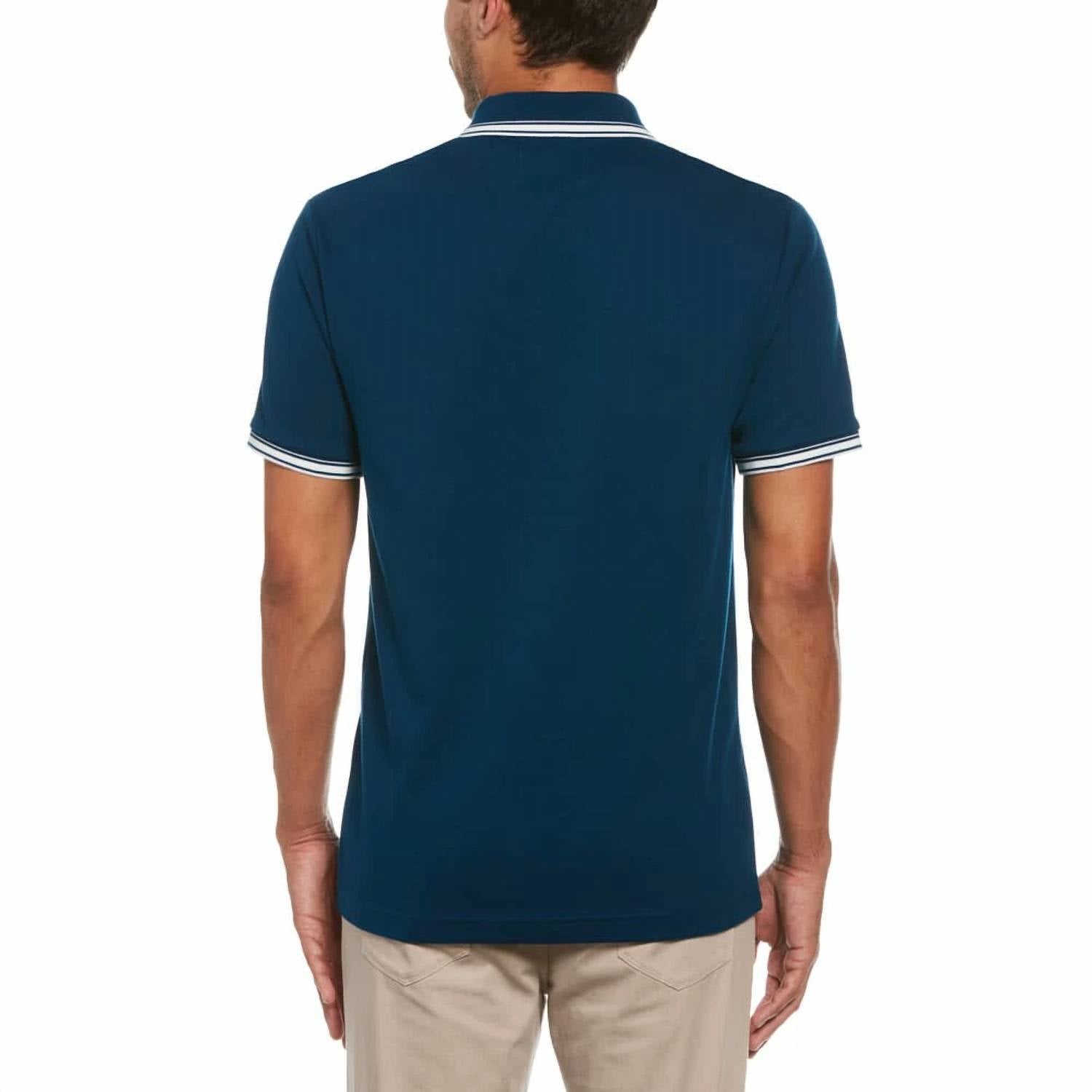 Original Penguin - Organic Cotton Stripe Polo - Plus