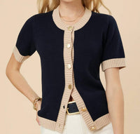 Spartina 449 - Aileen Short Sleeve Sweater