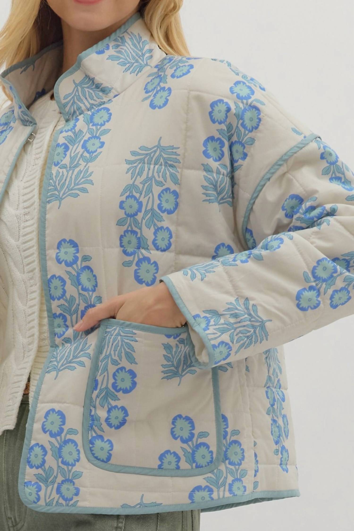 Entro - Botanical Quilted Jacket