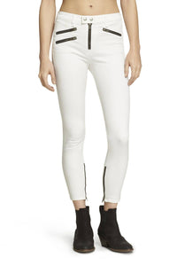 High Rise Biker Jeans