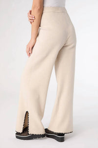 Coco + Carmen - Heavenly Luxe Contrast Trim Sweater Pants