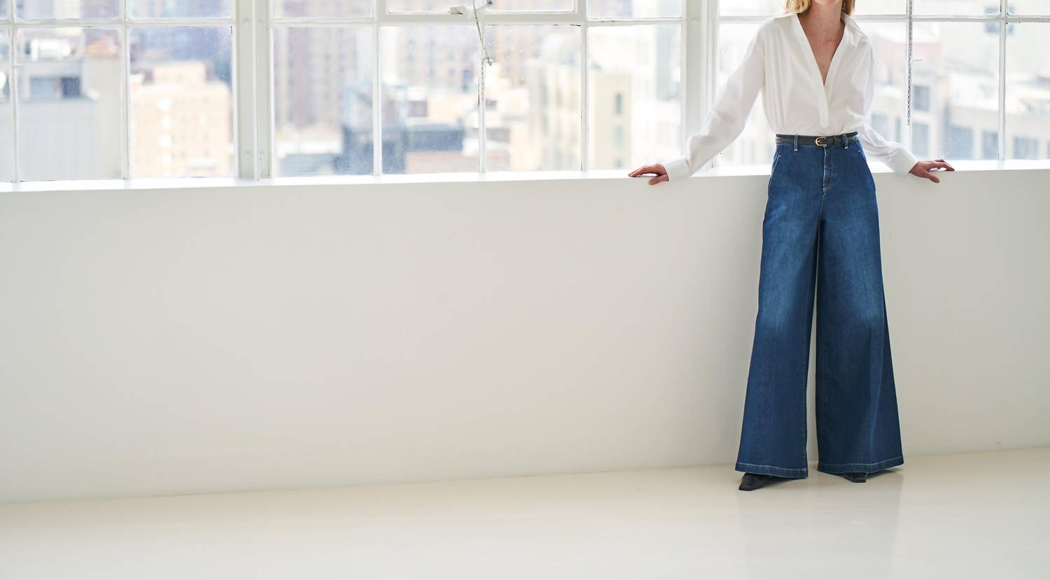 Kulson Emory Long Sleeve Shirt in white - women's blouse - view 6