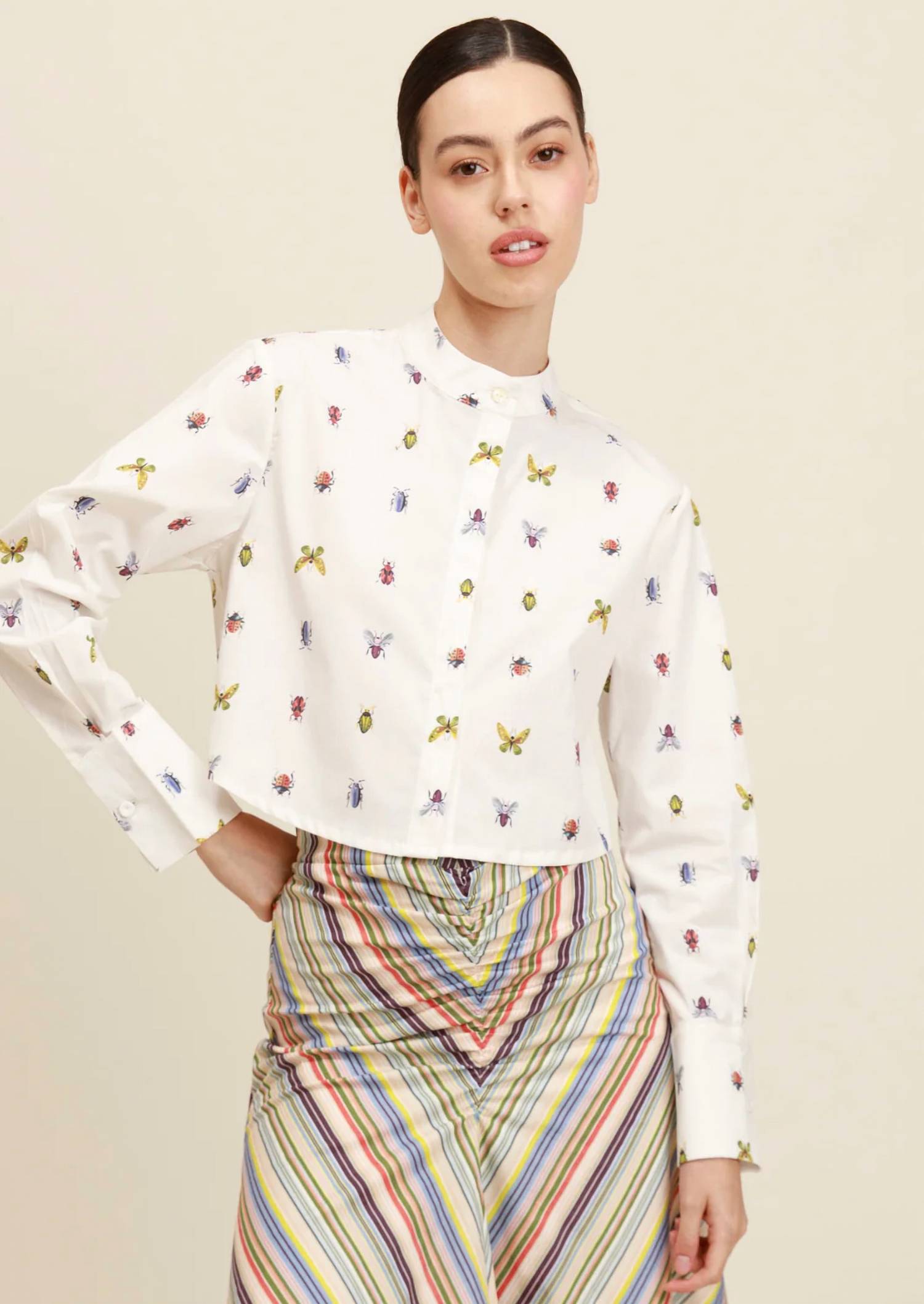 Project Adamo - Tena Cropped Boxy Shirt