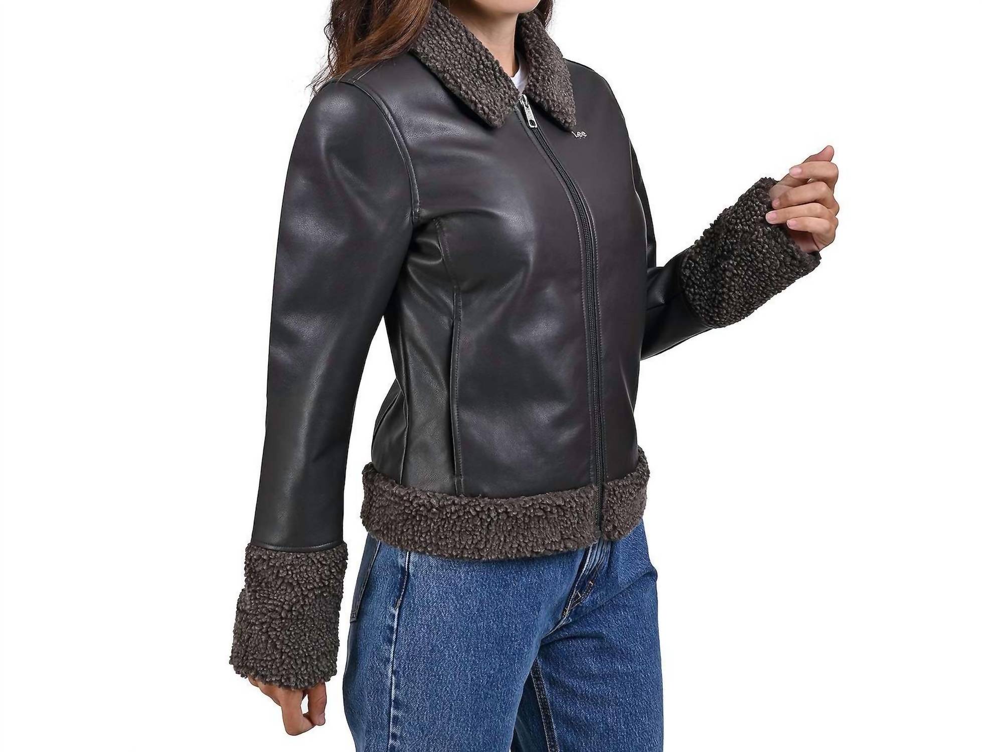 Lee - Sheepskin Trim Casual Jacket