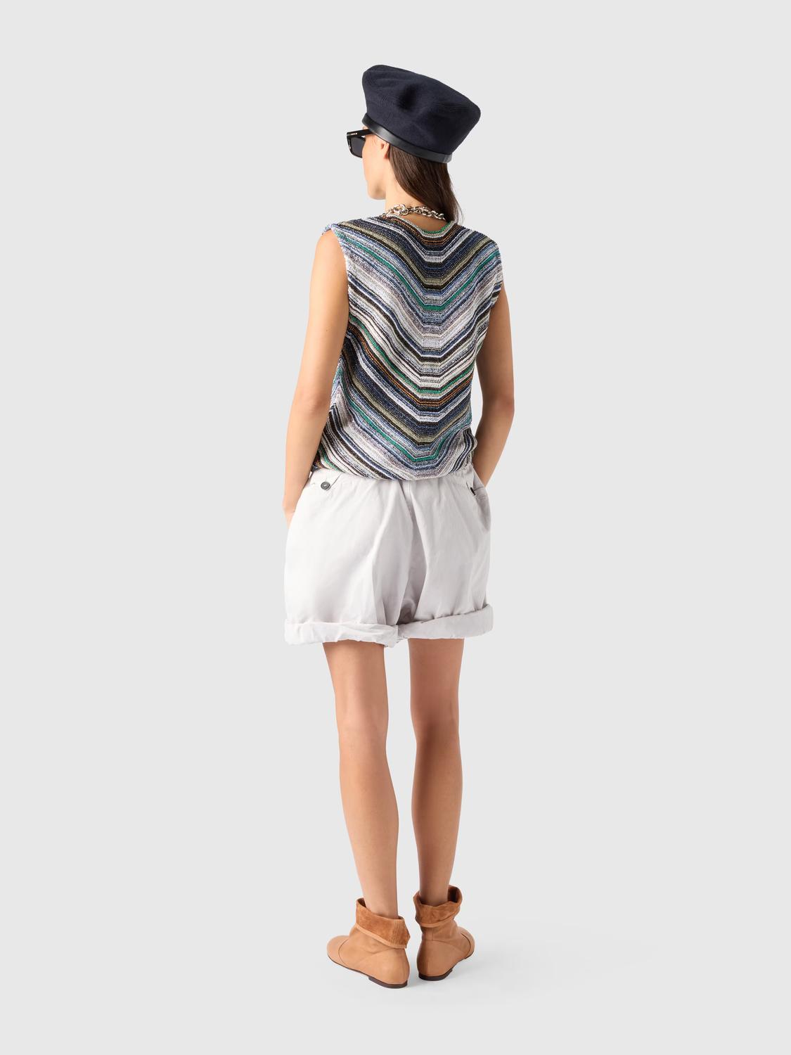 Missoni - Striped Vest With Sequin Appliqué