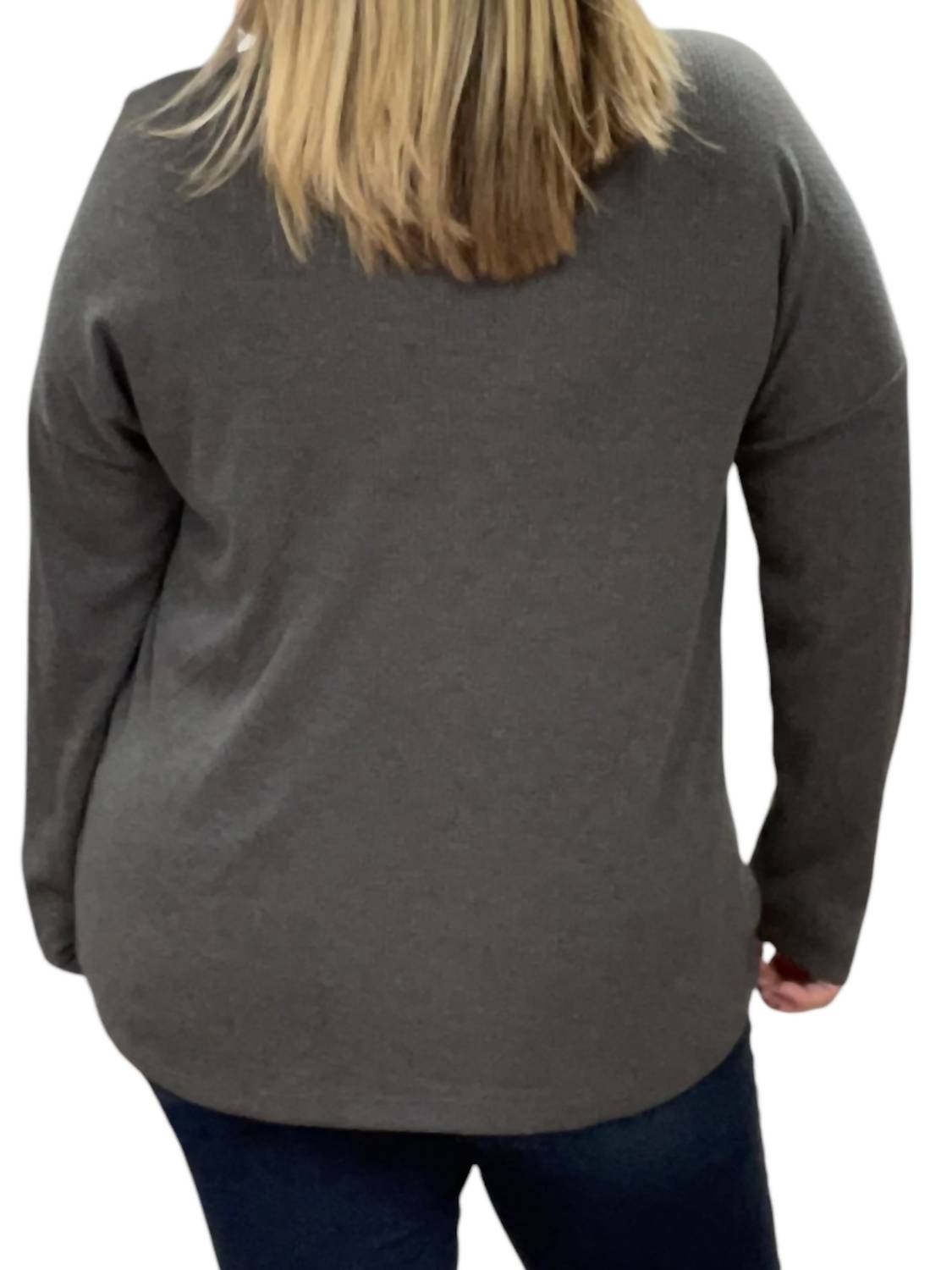 Honeyme - Cowl Neck with Button Details Top