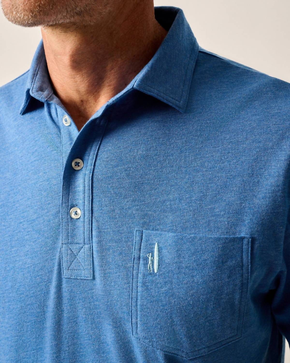 Johnnie-O - Original 4-button Polo - Heathered 2.0