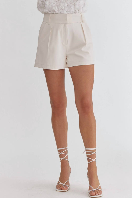 Entro - High Waisted Shorts