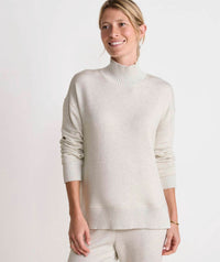 Vineyard Vines - Dreamcloth Ribbed Trim Funnel-neck Pullover