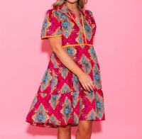 Ivy Jane - Medallion Tiered Dress