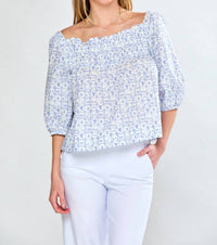 Sara Campbell - Felicity Balloon Sleeves Blouse