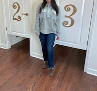 Anniewear - Serene Striped Long Sleeve Top